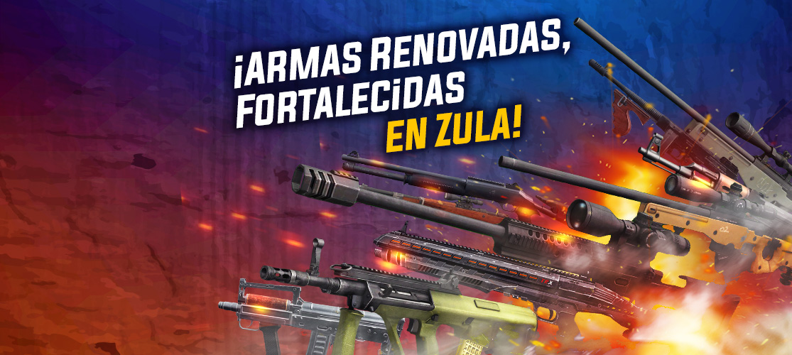 ¡En Zula, Armas Renovadas y Reforzadas!